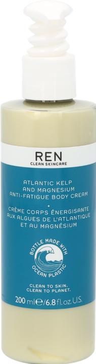 Actual product image Ren Atlantic Kelp And Magnesium Anti-Fatigue Body Cream Ocean Plastic Edition (Body cream, 200 ml)