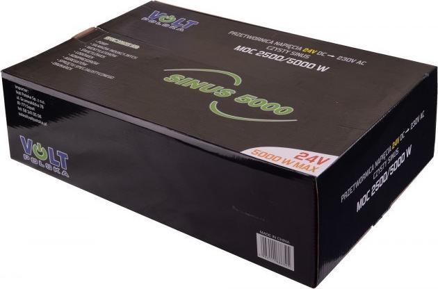 Actual product image Volt Polska Przetwornica napiecia SINUS 5000 24/230V(2500/5000)