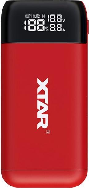 Produktbild Xtar PB2S schwarz Ladegerät / Powerbank für Li-ion 18650 / 20700 / 21700 Zylinderakkus
