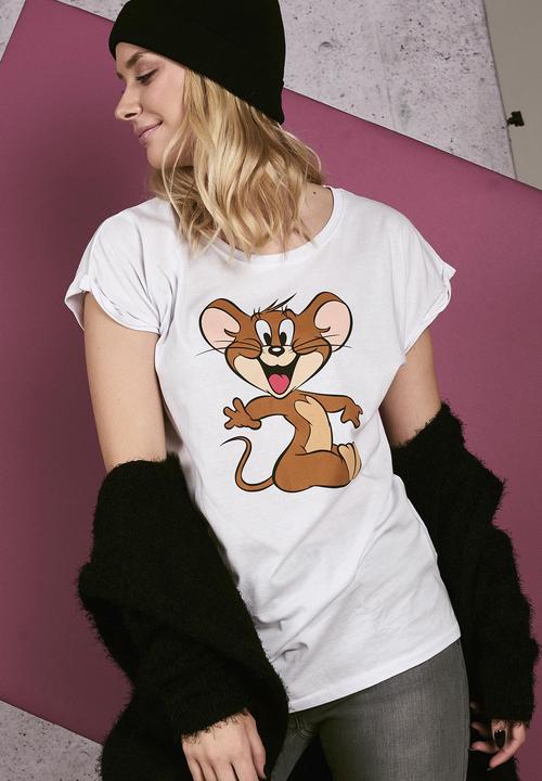 Produktbild Merchcode Ladies Tom & Jerry Mouse Tee (5XL)