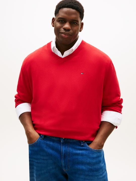 Actual product image Tommy Hilfiger Essential V-Neck Pullover (XXL)