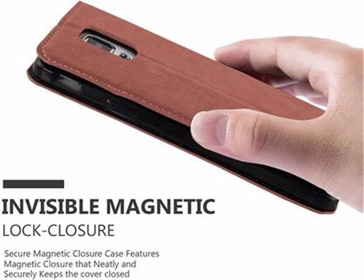 Actual product image Cadorabo Book Invisible Magnet Cover (Samsung Galaxy Note 4)