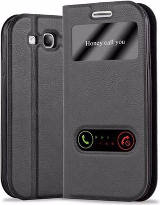 Actual product image Cadorabo Book with View double window cover (Samsung Galaxy S3)