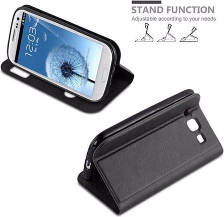 Produktbild Cadorabo Book mit View Doppelfenster Cover (Samsung Galaxy S3)