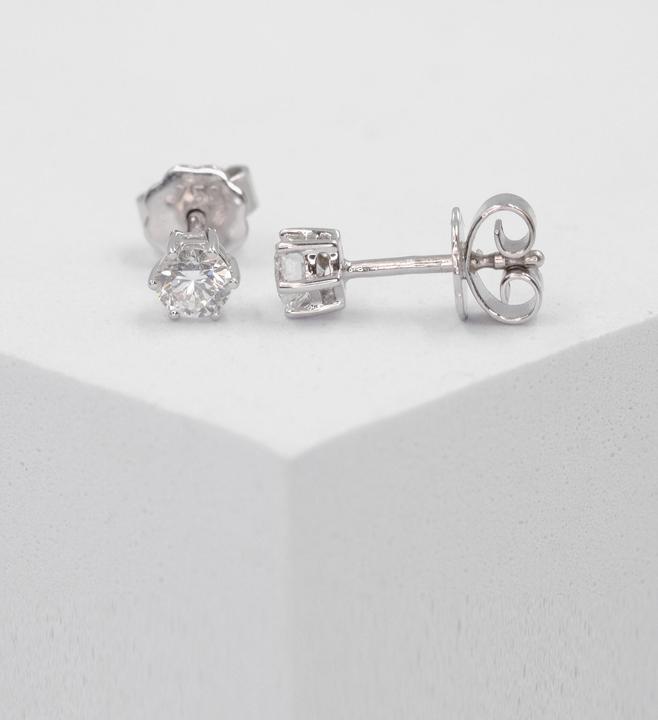 Image du produit Muau Boucles d'oreilles (Or blanc 750)