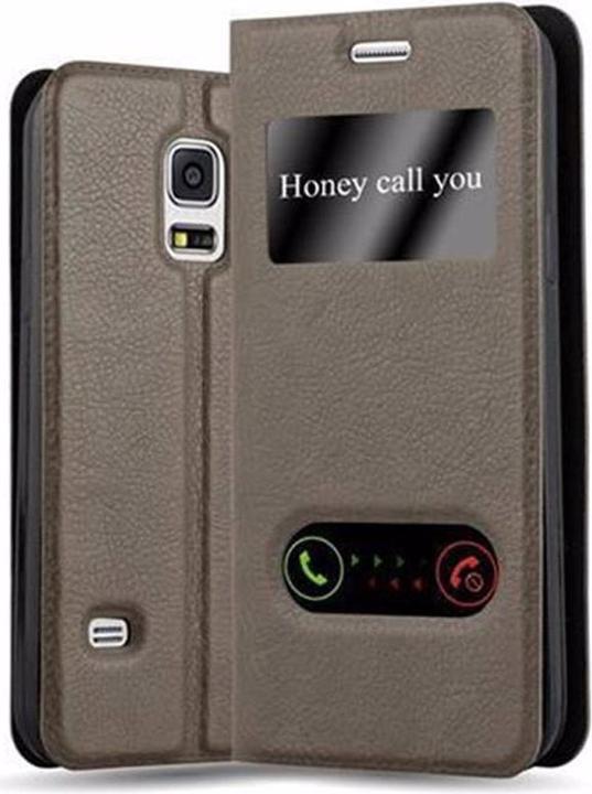 Produktbild Cadorabo Book mit View Doppelfenster Cover (Samsung Galaxy S5 Neo, Samsung Galaxy S5)
