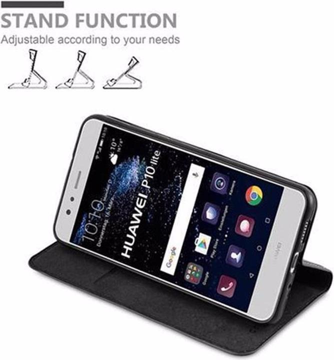 Productafbeelding Cadorabo Boek Onzichtbare Magneethoes (Huawei P10 Lite)