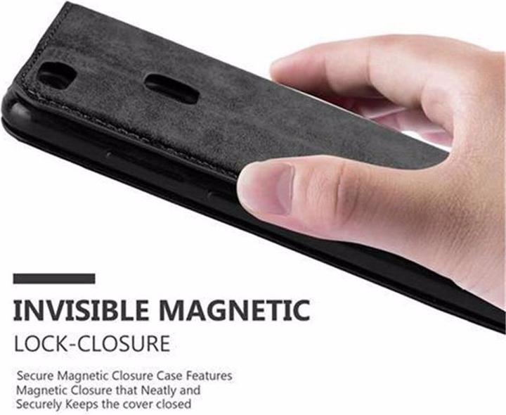 Productafbeelding Cadorabo Boek Onzichtbare Magneethoes (Huawei P10 Lite)