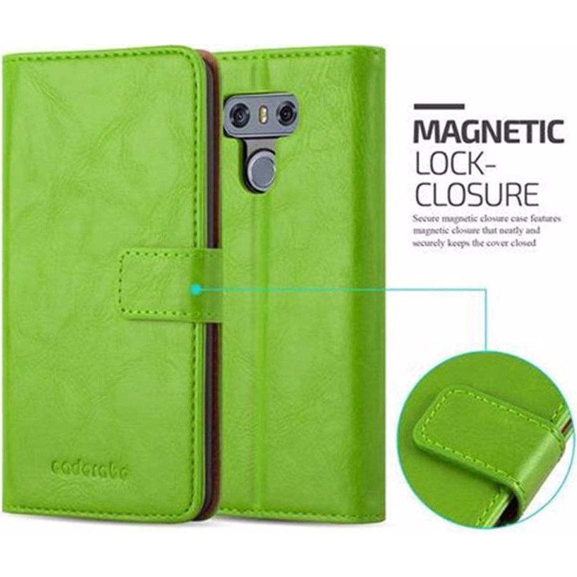 Thumbnail - Cadorabo Book Luxury Cover (LG G6), Smartphone Hülle, Grün