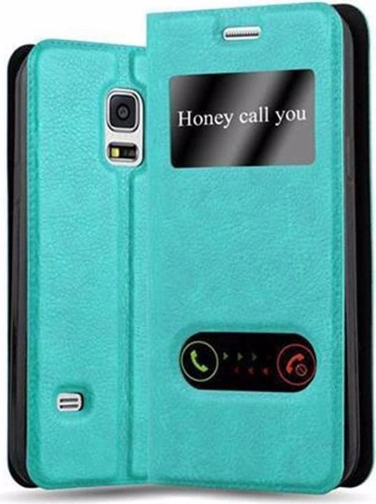 Produktbild Cadorabo Book mit View Doppelfenster Cover (Samsung Galaxy S5 Neo, Samsung Galaxy S5)