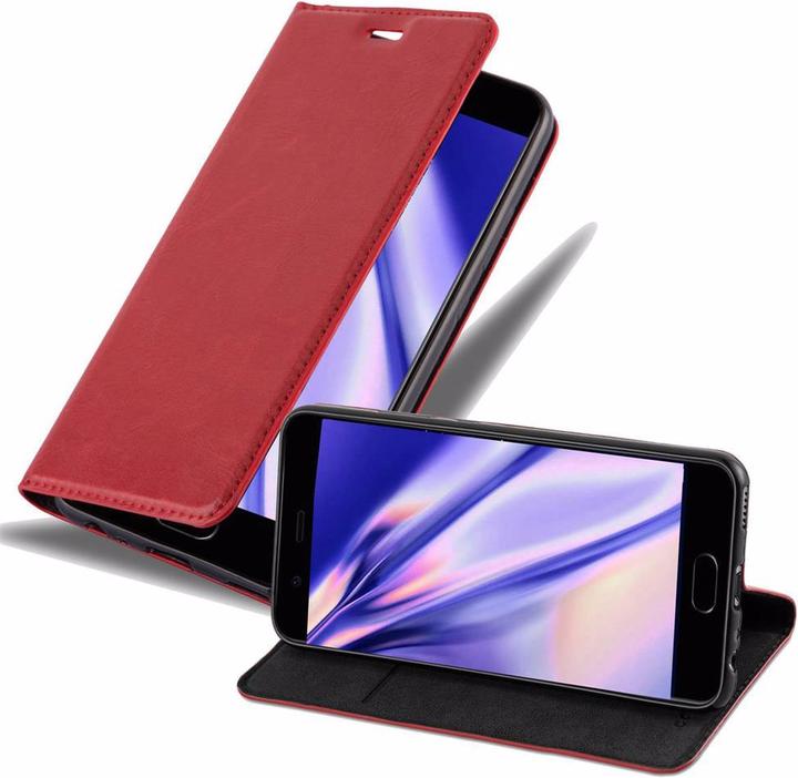 Actual product image Cadorabo Book Invisible Magnet Cover (Huawei P10)