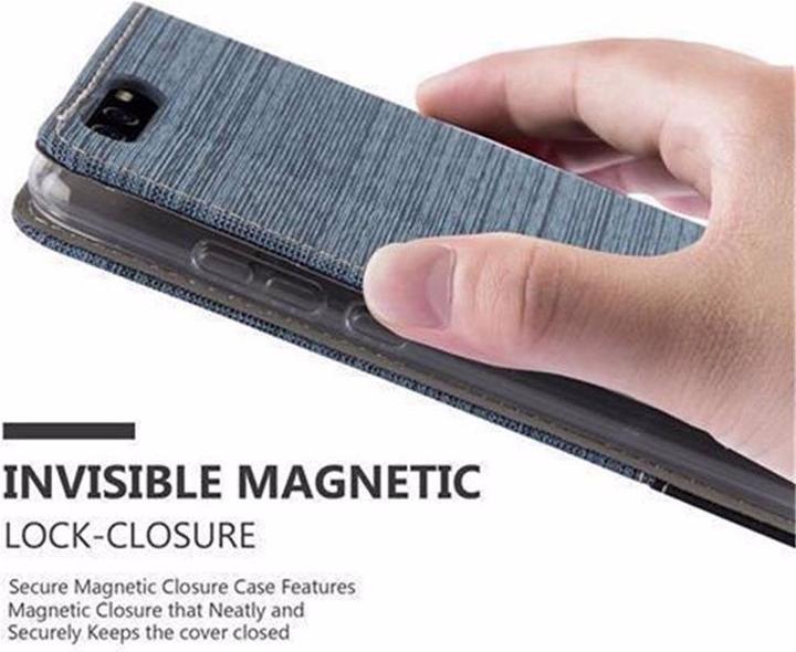 Image du produit Cadorabo Couverture look jeans Book (Huawei P10)