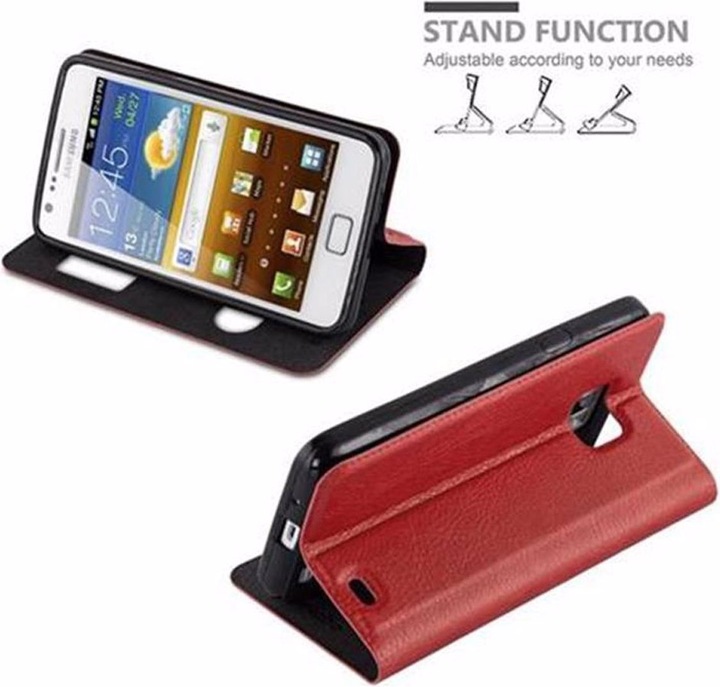 Produktbild Cadorabo Book mit View Doppelfenster Cover (Samsung Galaxy S2 Plus, Samsung Galaxy S2)