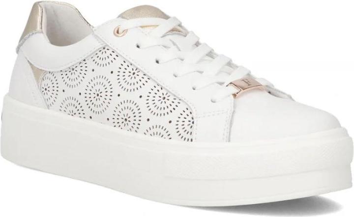 Image du produit Filippo DP7668/26 white leather platform shoes (38)