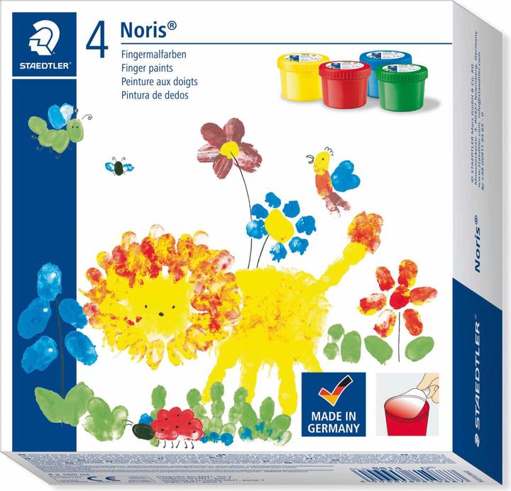Actual product image Staedtler Finger painting color 'Noris junior (Multicoloured, 75 ml)