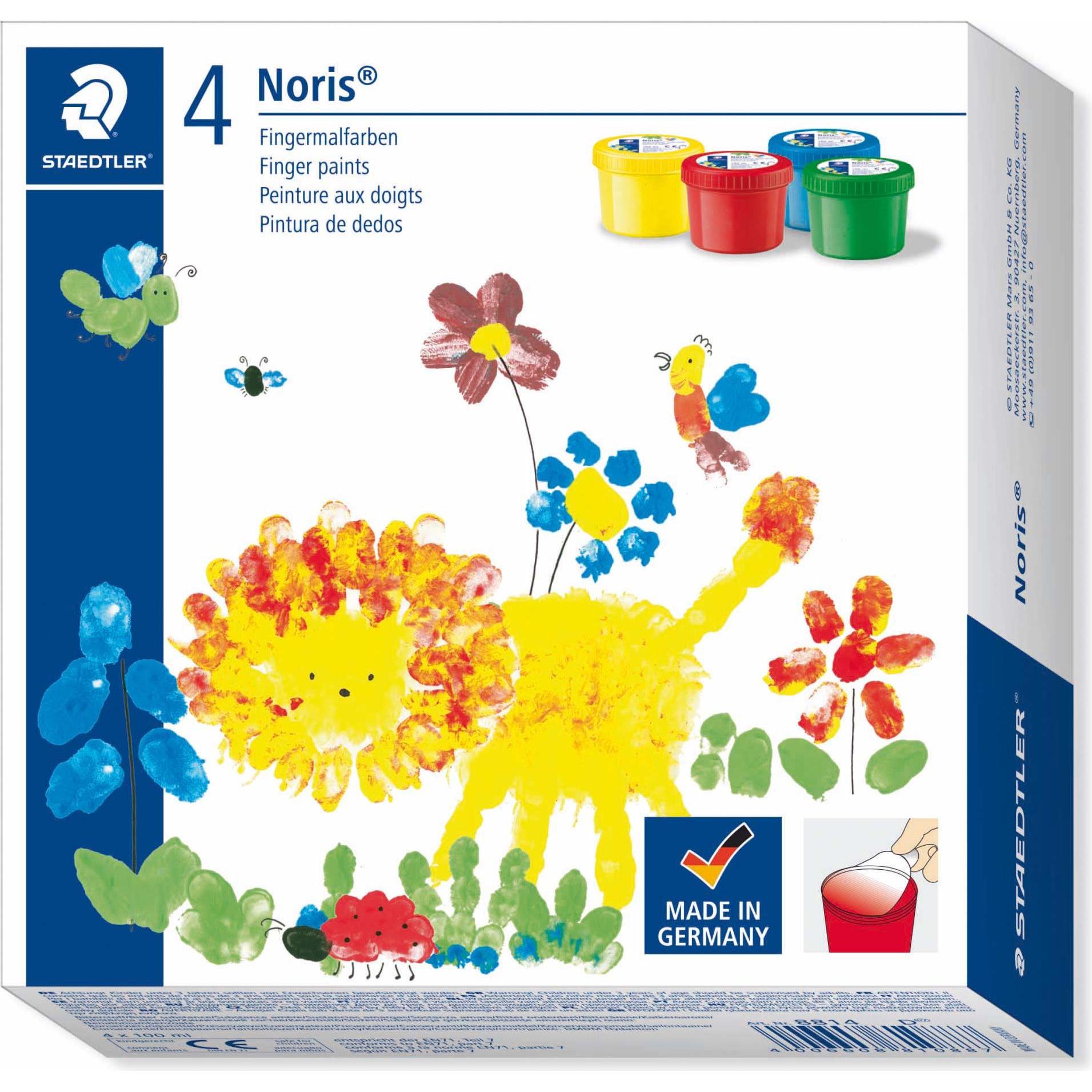 Thumbnail - Staedtler, Künstlerfarbe + Bastelfarbe, Fingermalfarbe 'Noris junior' (Mehrfarbig, 100 ml)