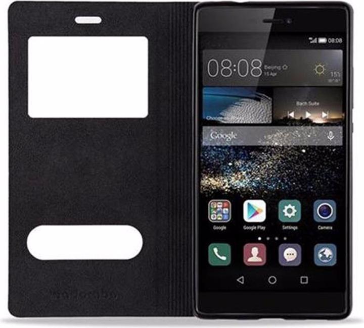 Actual product image Cadorabo Book with View double window cover (Huawei P8)