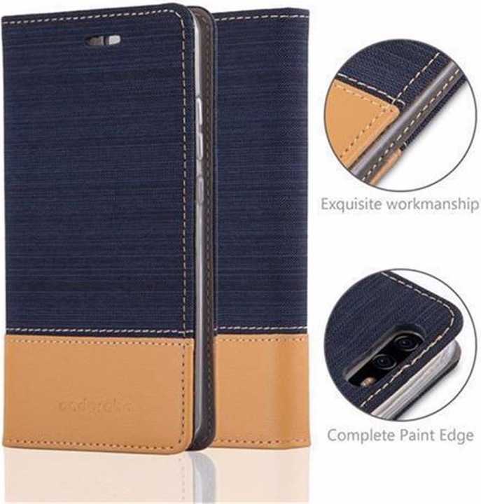Image du produit Cadorabo Couverture look jeans Book (Huawei P10 Plus)