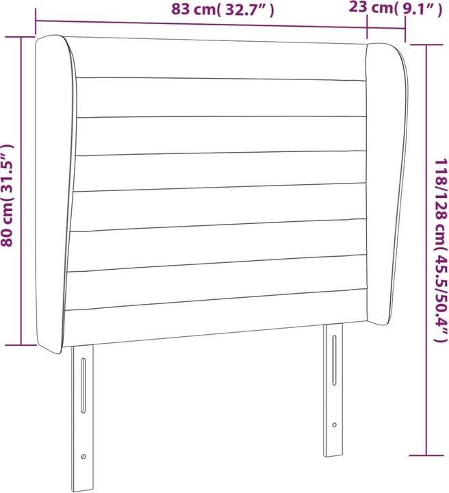 Image du produit vidaXL Kopfteil (183 x 23 x 88 cm)