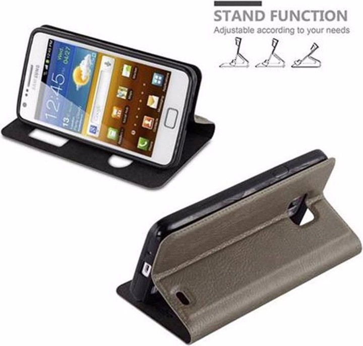 Actual product image Cadorabo Book with View double window cover (Samsung Galaxy S2)