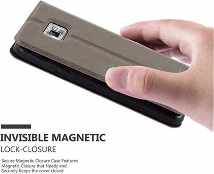 Actual product image Cadorabo Book with View double window cover (Samsung Galaxy S2)