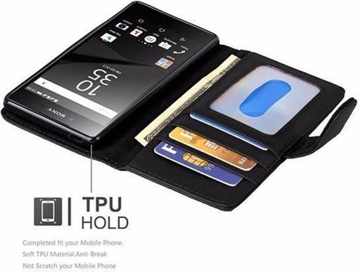 Image du produit Cadorabo Book avec 3 pochettes pour cartes Couverture (Sony Xperia Z5)