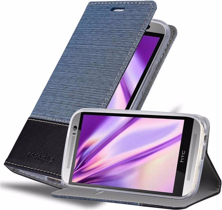 Image du produit Cadorabo Couverture look jeans Book (HTC One M8)