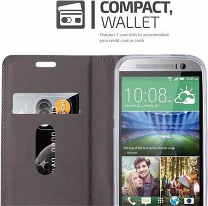Image du produit Cadorabo Couverture look jeans Book (HTC One M8)