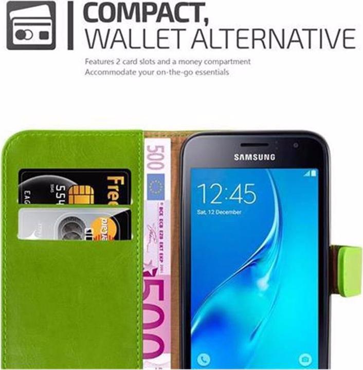 Actual product image Cadorabo Book Luxury Cover (Samsung Galaxy J1 (2016))