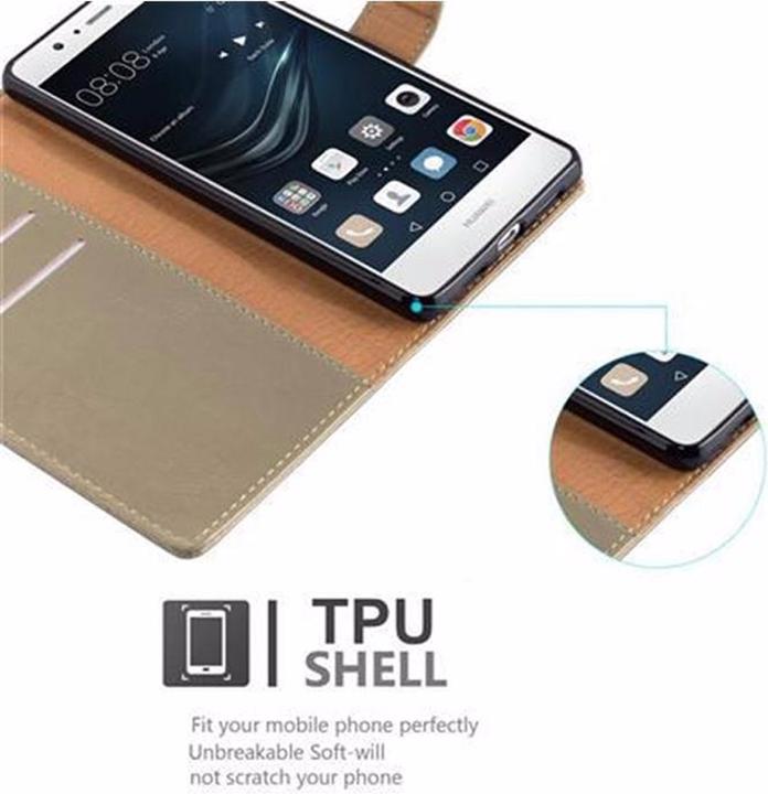 Actual product image Cadorabo Book Luxury Cover (Huawei P9 Lite)