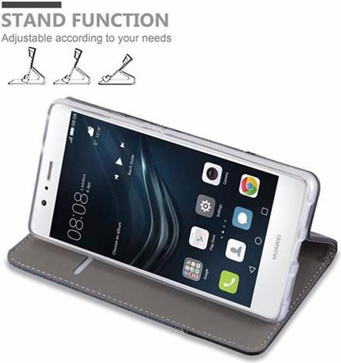 Produktbild Cadorabo Book Jeans Optik Cover (Huawei P9 Lite)