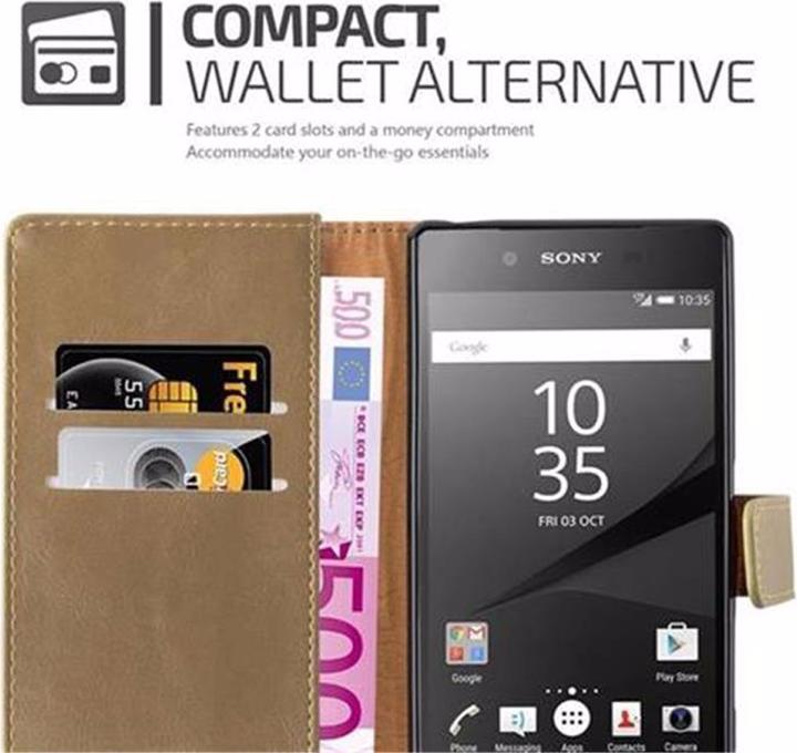 Actual product image Cadorabo Book Luxury Cover (Sony Xperia Z5)