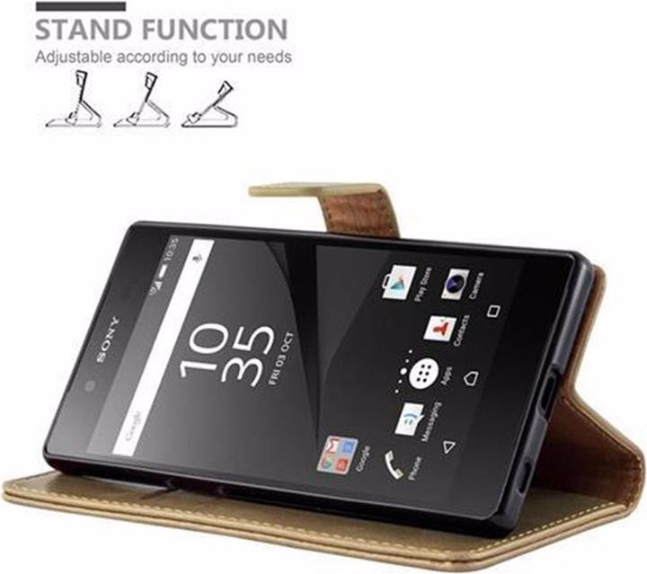 Actual product image Cadorabo Book Luxury Cover (Sony Xperia Z5)