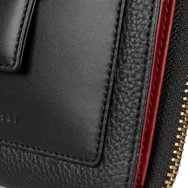 Actual product image Bugatti Viola Geldbörse RFID Schutz Leder 12 cm