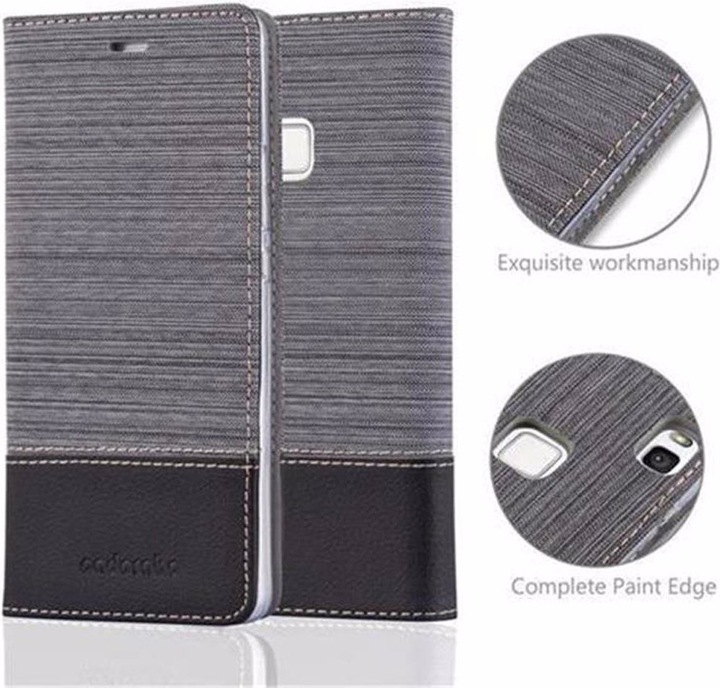 Produktbild Cadorabo Book Jeans Optik Cover (Huawei G9 Lite)