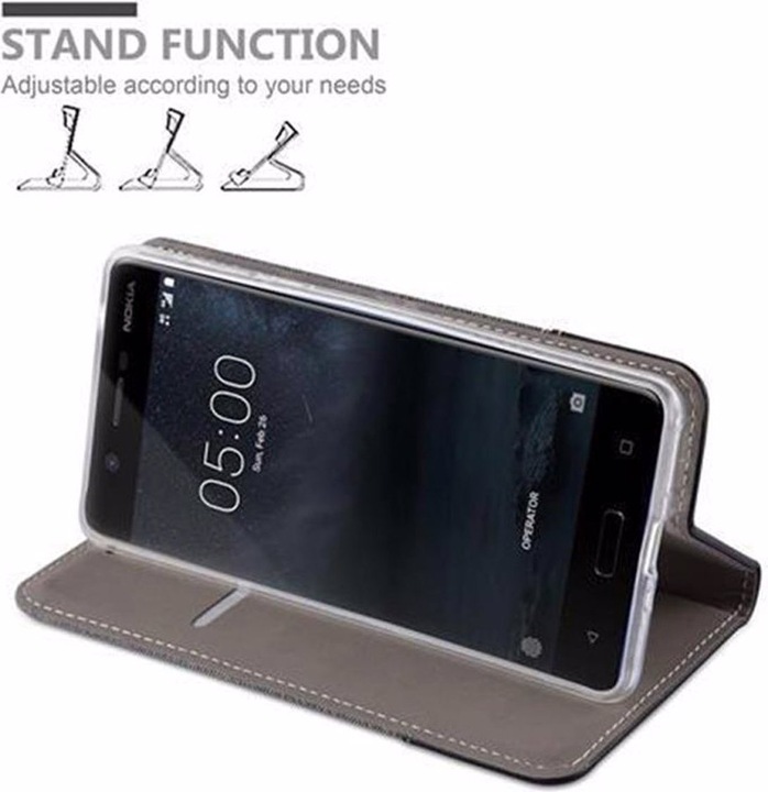 Produktbild Cadorabo Book Jeans Optik Cover (OnePlus 5)