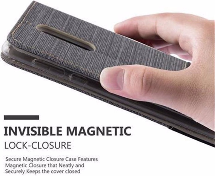 Produktbild Cadorabo Book Jeans Optik Cover (OnePlus 5)