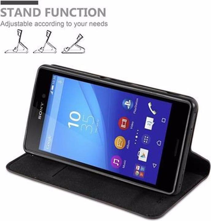 Productafbeelding Cadorabo Boek Onzichtbare Magneethoes (Xperia M4 Aqua)