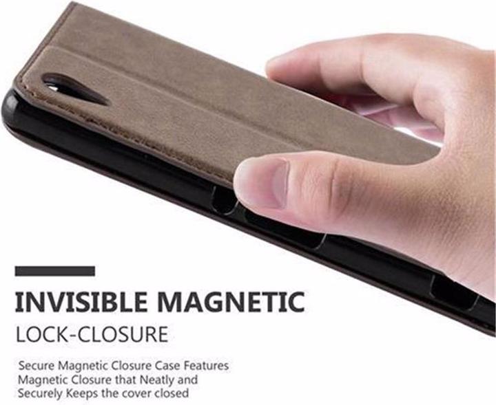 Productafbeelding Cadorabo Boek Onzichtbare Magneethoes (Xperia M4 Aqua)