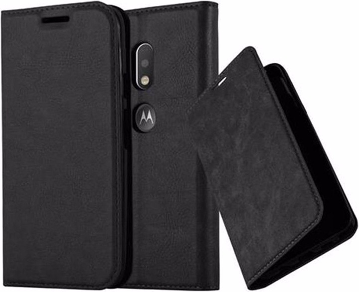 Actual product image Cadorabo Book Invisible Magnet Cover (Motorola Moto G4 Play)