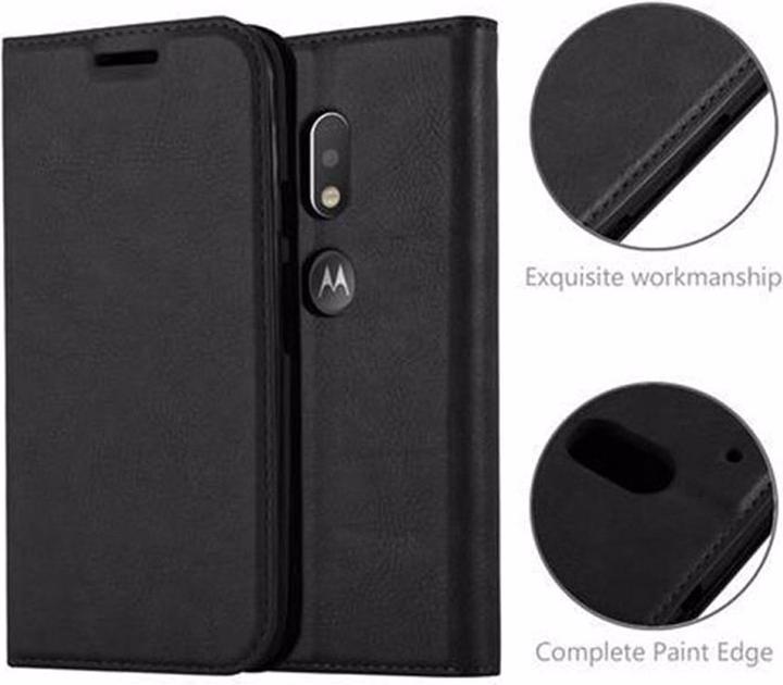 Actual product image Cadorabo Book Invisible Magnet Cover (Motorola Moto G4 Play)