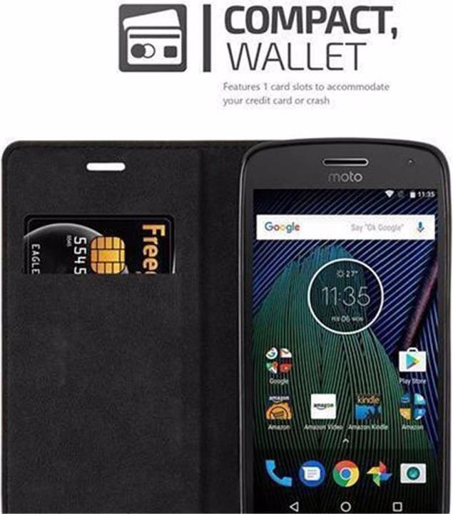 Productafbeelding Cadorabo Boek Onzichtbare Magneethoes (Motorola Moto G5)