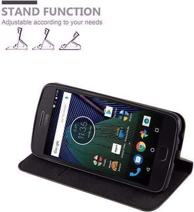 Productafbeelding Cadorabo Boek Onzichtbare Magneethoes (Motorola Moto G5)