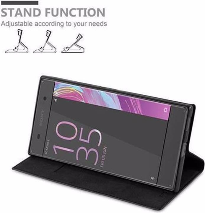 Actual product image Cadorabo Book Invisible Magnet Cover (Sony Xperia XA1)