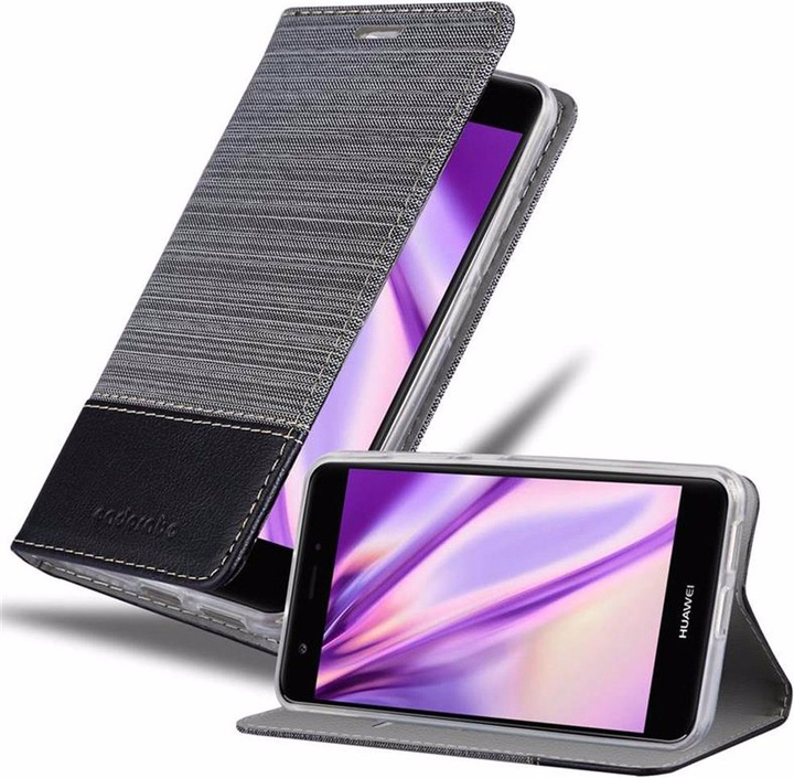Produktbild Cadorabo Book Jeans Optik Cover (Huawei Nova)