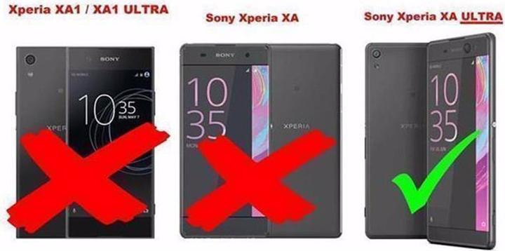 Actual product image Cadorabo Book Invisible Magnet Cover (Sony Xperia XA Ultra)