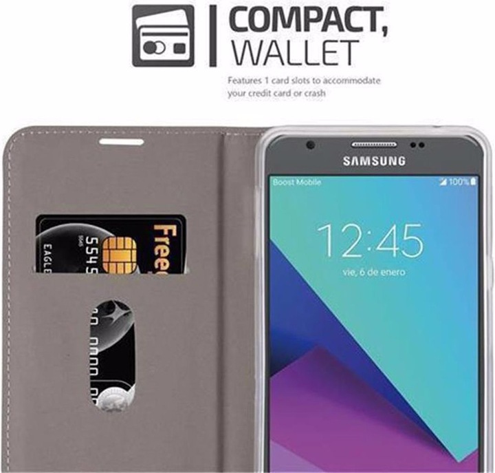 Produktbild Cadorabo Book Jeans Optik Cover (Samsung Galaxy J7 2017 (US Version))