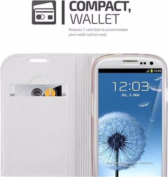 Actual product image Cadorabo Book Classy Style Cover (Samsung Galaxy S3)