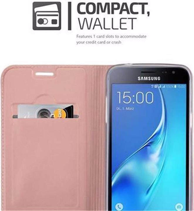 Actual product image Cadorabo Book Classy Style Cover (Samsung Galaxy J3 (2016))