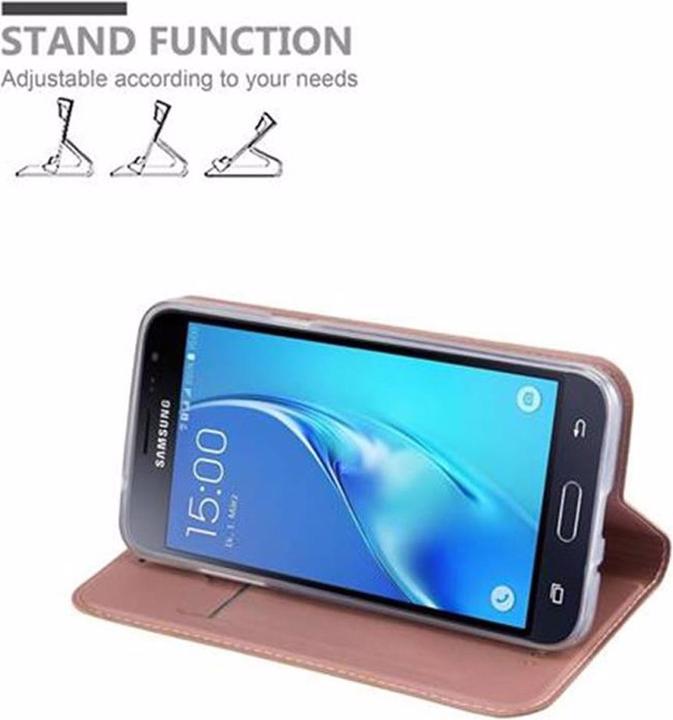 Actual product image Cadorabo Book Classy Style Cover (Samsung Galaxy J3 (2016))